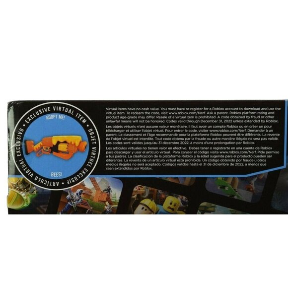 Nerf Roblox Adopt Me Bees 8 Dart Drum Blaster Toy Gun - Picture 7 of 10